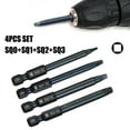 thumbnail image 1 of Hand Tools Screwdriver Bits Sq2 Sq3 Square Head 6.35Mm Electric Screwdriver For Manual Locked Screws Strong Magnetic, 1 of 6