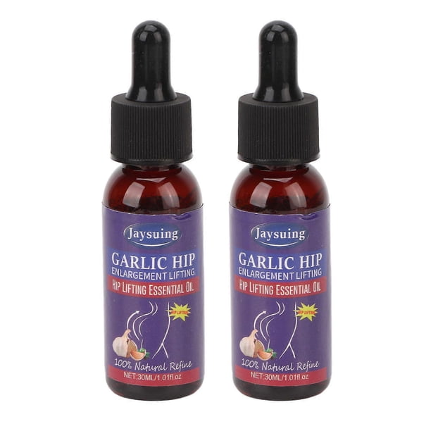 2pcs Garlic Butt Lifting Oil Improve Metabolism Skin Tightening Hip Lift Up Essential Oil