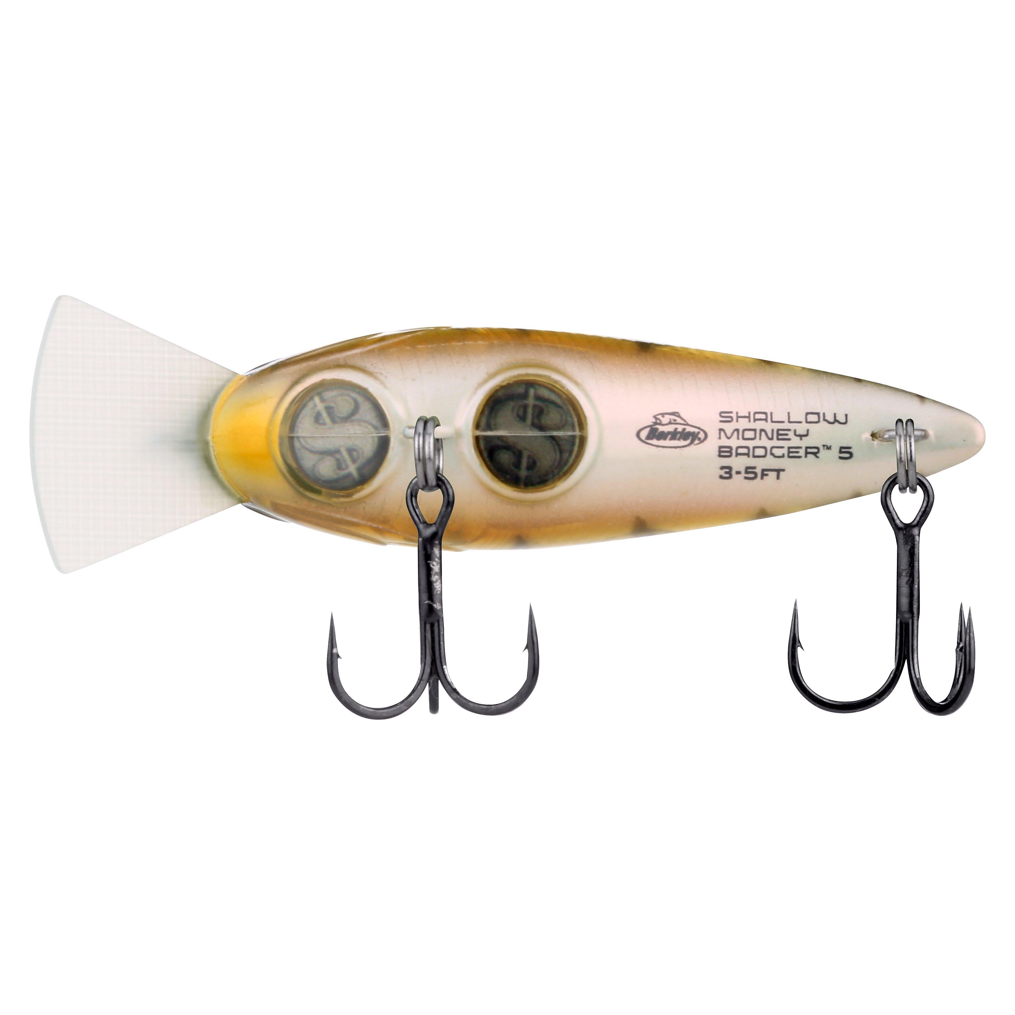 Berkley Shallow Money Badger Fishing Crankbait, 2.1 in, Hybrid Baitfish-Crayfish