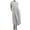 Gray, variant on Odeerbi Cotton Linen Dress for Women 2025 Vintage Sleeveless Midi Dresses Solid Round Neck Retro Long Dress White