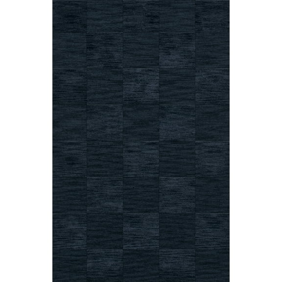 Dalyn Dover Area Rug DV15 Dv15 Navy Checkered Boxes 3' x 5' Rectangle