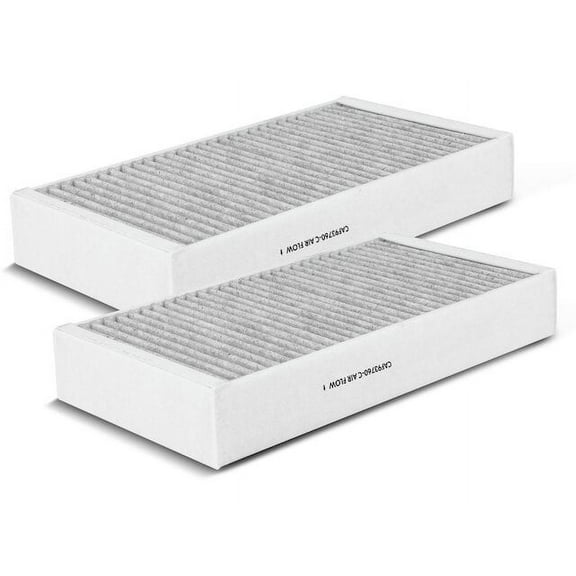Cabin Air Filter Set 2 - Compatible with 2006 - 2013 Mercedes-Benz ML350 2007 2008 2009 2010 2011 2012