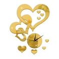 thumbnail image 1 of Acrylic Wall Clock Sticker Heart Creative Wall Hanging Clock Wall Clock Decor, 1 of 10