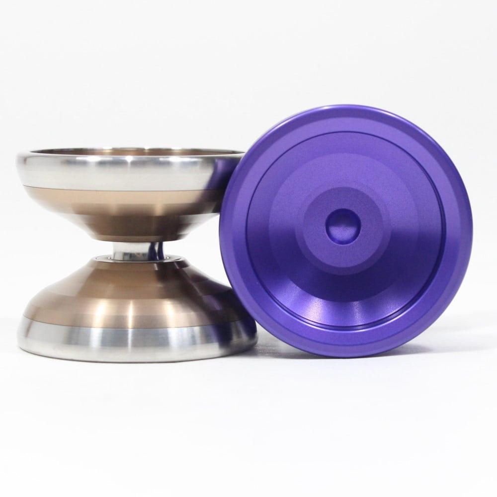Unparalleled Ion and Anion Yo-Yo - Monometal and Bimetal YoYo Set (Ion Gold Anion Purple)