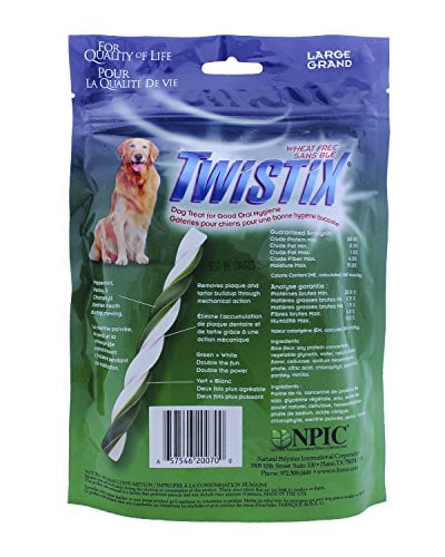 Twistix Dog Treats Vanilla Mint Flavour Large