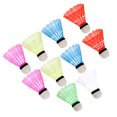 thumbnail image 2 of OUNONA 24Pcs Assorted Color Plastic Badminton Shuttlecocks for Outdoor Fitness and Training, 2 of 4