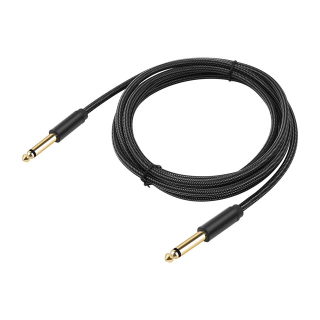 Cable Instrumento Guitarra Línea Interconexión 6 35 Mm Cuarto Pulgada para Amplificador