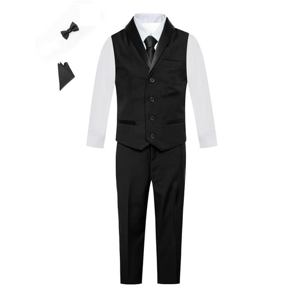 MAGEN KIDS BOYS FORMAL TUXEDO VEST SET