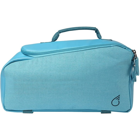 sixthreezero Bicycle Pannier Bag Rear Rack Trunk with Waterproof, Carry Handle, Light Blue