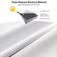 thumbnail image 2 of Cortinas Joydeco de Lino Sintético 132x305 cm Blancas Opacas, 2 of 6