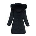 thumbnail image 5 of ChaoLingNeng Womens Long Puffer Coat, Women's Plus Size Winter Jacket Quilted Winter Coat Windproof Puffer Jacket with Detachable Hood, 5 of 5