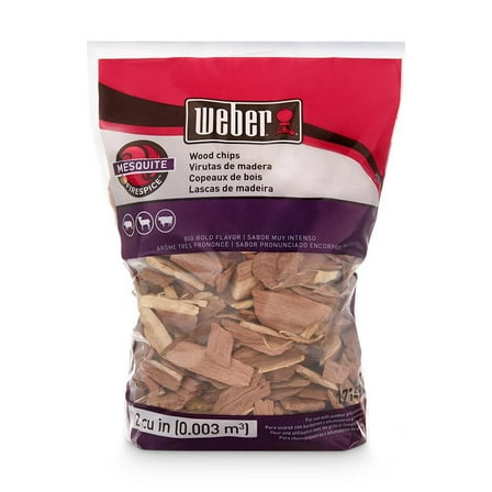 Weber Mesquite Wood Chips, 192 Cu. In. bag