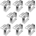 thumbnail image 1 of 8 piezas de acero Para mantel TUNC Clip Para mantel con personalidad Soportes antideslizantes accesorios Para cubiertos cocina mesa de boda paseo picnic barbacoa, 1 of 5