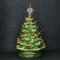 thumbnail image 2 of Sapin de Noël de Table en Céramique Prééclairé avec Lumières Multicolores, 2 of 5