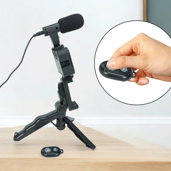 Perfect Solutions Support Pour Téléphone Cellulaire Avec Lumière, Télécommande Et Microphone