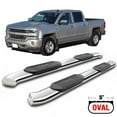 thumbnail image 6 of Ikon Motorsports Compatible with 01-13 GMC Sierra Crew Cab 5In SS Stainless Steel Side Steps Running Boards, 6 of 8