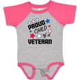 thumbnail image 3 of Inktastic Proud Child of a Veteran Veterans Day Boys or Girls Baby Bodysuit, 3 of 5