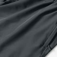 thumbnail image 6 of PNTUTB Men's Solid Color Quick Dry Breathable Athletic Drawstring Waistband Shorts with Slightly Split Hem and Zipper Pockets, 6 of 6