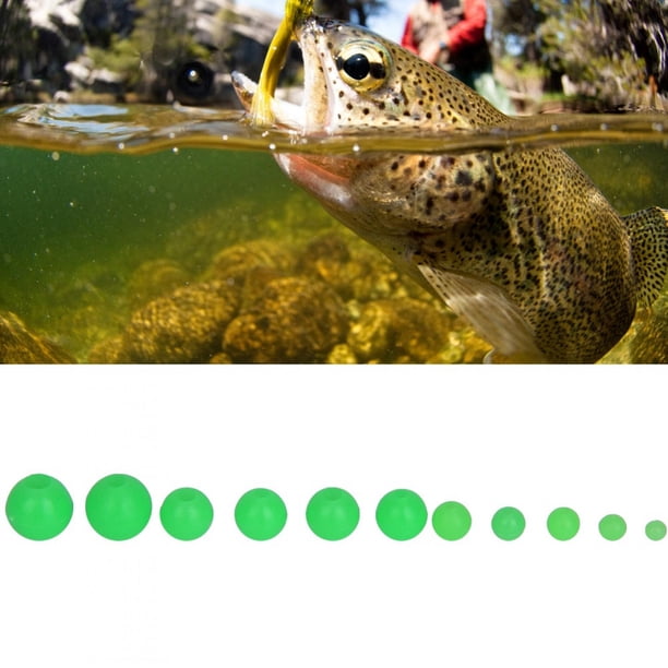 Kit de cuentas de pesca cuentas de plástico ligero para peces de río amante de la pesca portátil en el lago para pesca salvaje en piscina ANGGREK Otros