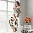 thumbnail image 6 of Picia Roosters and Chickens Womens Soft Woven Cotton Elastic Waistband Sleep Pajama Pant Lounge Sleep Pant With Pockets And Drawstring-Medium, 6 of 9