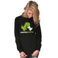 thumbnail image 4 of Mommysaurus Cute Dinosaur Mothers Day Women's Long Sleeve T Shirt Brisco Brands S, 4 of 6