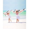 thumbnail image 3 of Pink Grey Striped Beach Towels Oversized Super Absorbent, Gray Modern Abstract Art Lightweight Bath Towel Quick Dry Sets For Bathroom/Pool/Rv Camping/Beach Play/Gym Room/Picnic 35"x70", 3 of 8