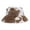 Brown, variant on HERFIER Fuzzy Plush Cow Fisherman Bucket Hat - Warm & Fluffy!
