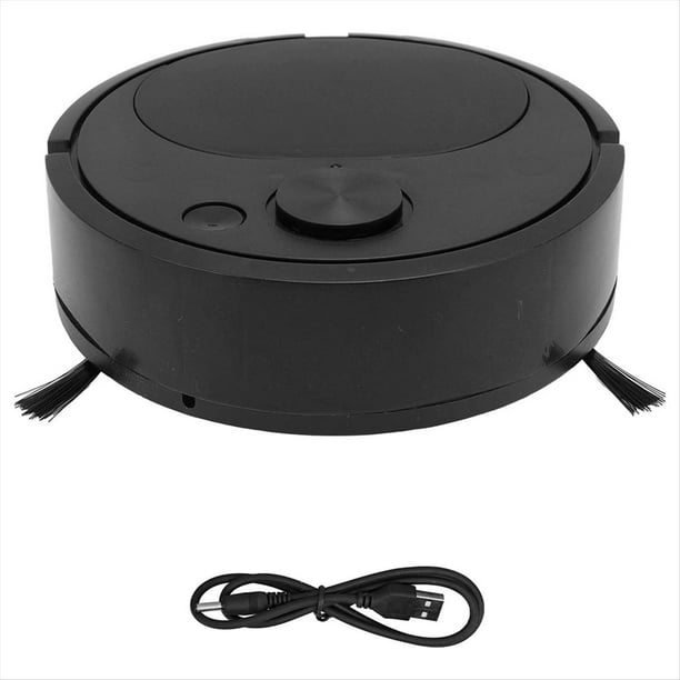 Aspiradora Robot Multifuncional con Carga USB, Mini Robot Barredor Inteligente para Pisos de Madera, Baldosas y Alfombras.