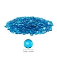 thumbnail image 3 of VEVOR Fire Glass, 20 lbs / 9.0 kg High-Temperature Resistant Fireplace Rocks, 3/4-Inch / 19.05 mm Reflective Firepit Glass Beads, High Luster Stone Landscaping for Fire Pit Table, Caribbean Blue, 3 of 9