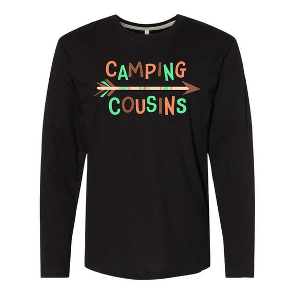 Inktastic Camping Cousins- arrow Long Sleeve T-Shirt