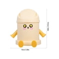 thumbnail image 2 of unbranded Pequeño De Residuos Para Escritorio Color Beige Con Compacto, 2 of 7