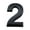 2, variant on Mosey 3D House Number Self-Adhesive Simple Installation 0-9 Modern Street Door Home Address Number Mailbox Sign