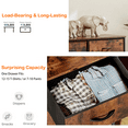 thumbnail image 7 of 6-Drawer Fabric Dresser with Wood Top - Compact Storage Cabinet for Bedroom and Living Room, Brown, 7 of 7