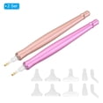 thumbnail image 3 of Uxcell Diamond Painted Art Drill Pen Set, 2 Sets Diamond Art Drill Pen with 6 Diamond Painted Pen Heads,Pink Gold Tone, 3 of 5