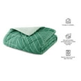 thumbnail image 3 of Mainstays Reversible Microfiber Comforter, Green Geo, Twin-XL, 3 of 9