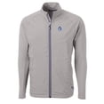 thumbnail image 2 of Men's Cutter & Buck Gray Fresno State Bulldogs Adapt Eco Knit Hybrid Recycled Big & Tall Full-Zip Jacket, 2 of 3