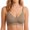 Coffee, variant on Women's Seamless Bra Non Supportive Wireless Breathable Comfort Everyday T Shirt Bra