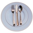 thumbnail image 4 of Crown Display Plastic Disposable Dinnerware Set - 60 Pcs - Wedding and Party Plates, 4 of 7