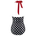 Eomenie Women's One Piece Swimsuits Tummy Control Halter Slimming Bathing Suit Plunge 1 Piece