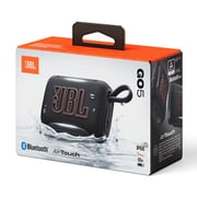JBL Go 5 - Ultra-portable waterproof and drop-proof speaker with JBL legendary sound and ambient edge lighting - Black
