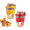 Yellow-Red, variant on Yogurt Containers with Lids – 2-Pack Reusable Yogurt Cups for Breakfast, Parfait & Snacks – Leakproof BPA-Free Storage Jars with Spoons