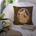 thumbnail image 3 of Carolines Treasures SS8911PW1414 Norwich Terrier Fabric Decorative Pillow, 14Hx14W, multicolor, 3 of 4