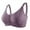 Grey, variant on Fsqjgq Sports Bras for Women Plus Size Front Zipper Adjustable Straps No Underwire Push Up Bras Large Bust Lightly Lined Comfort Bra Underwear Pink Size 44