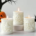 thumbnail image 3 of Misright Halloween Themed Silicone Candle Mold Cylinder Shape Candle Silicone Mold, 3 of 12