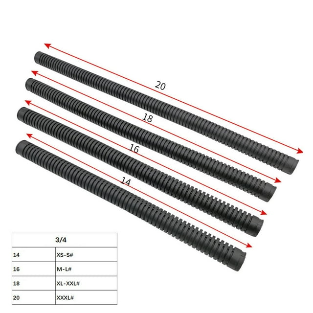 VONKY Flexible And Durable Inflator Hoses For Diving Enthusiasts Float Freedom Rubber Diving Accessory Black 1 Inch 16 Inch 1Set