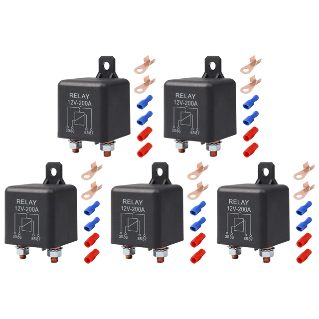 Likrtyny Arrancador Batería 12V 200A Arranque Dividido para Barco Y Coche para Coche Camión Barco Marino