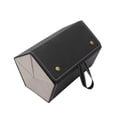 thumbnail image 3 of Organizador de gafas de , caja de almacenamiento de gafas de cuero sintético, multifunción, portátil, para colgar, para mujeres y hombres. 5 cuadrículas negras, 3 of 8