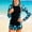 Black r2, variant on Little Girls Swim Suits 6-7 Girls Rash Guard Swimsuit Two Piece Long Sleeve Padded Bathing Suits for Teens Girls' Swimwear 11-16Y