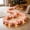 18.7FT, variant on SDJMa 10FT Pre-lit Christmas Tinsel Garland, Pink Hanging Garland with Santa Claus Snowflakes for Xmas Tree Winter Holiday Farmhosue Home Fireplace Mantel Staircase Railing Decor