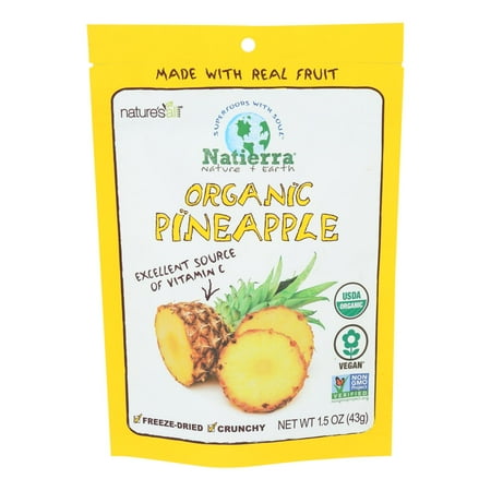 Natierra, Pineapple, Organic, Freeze Dried, 1.5 oz